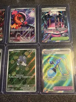 Pokemon TCG | Holo & Full Art Lot | Meowth, Oricorio, Charcadet | 10 Cards - Image 4