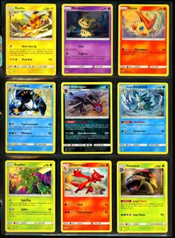 Pokemon SUN & MOON SERIES Collection NON HOLO Set Cards Huge Lot RARE Rayquaza + - Image 3