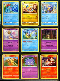 Pokemon SUN & MOON SERIES Collection NON HOLO Set Cards Huge Lot RARE Rayquaza + - Image 4