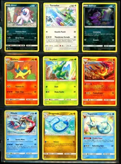 Pokemon SUN & MOON SERIES Collection NON HOLO Set Cards Huge Lot RARE Rayquaza + - Image 5