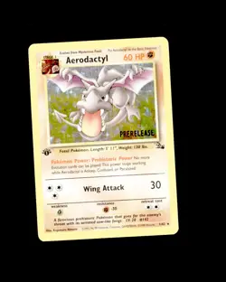 MP Miscellaneous Cards & Products Holo Aerodactyl () (Prerelease) 01/62 - Image 1