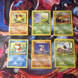Jungle Vintage Pokemon Non Holo Unlimited Card Lot 6 Cards Old Sets Rare #22 - Image 1