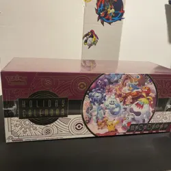 Pokemon TCG Holiday Advent Calendar 2025 Glaceon Ex Snowflake Stamped Promo Card - Image 1