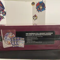 Pokemon TCG Holiday Advent Calendar 2025 Glaceon Ex Snowflake Stamped Promo Card - Image 5