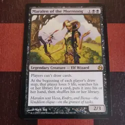 Mtg Maralen of the Mornsong LP/NM Morningtide Elf Wizard Commander Card Rare - Image 1