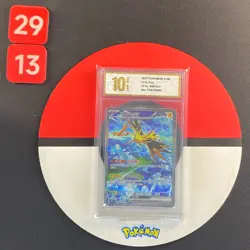 Zapdos ex SAR 151C-190/151 Pokemon Card Chinese Grade10 - Image 1
