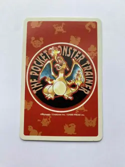 Mankey Queen Of Hearts Pokemon Poker Charizard Red Deck Playing Card 1996 - Image 2