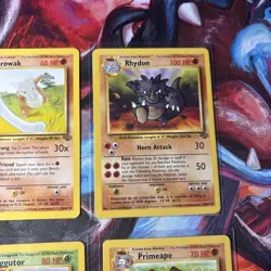 Jungle Vintage Pokemon Non Holo Unlimited Card Lot 6 Cards Old Sets Rare #21 - Image 4