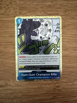 EB01-028 Gum-Gum Champion Rifle Blue Deck Straw Hat Crew/impel TCG X2 cards !! - Image 1