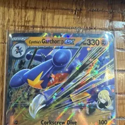 Cynthia's Garchomp EX Holo Card 104/182 Sv10: Destined Rivals - Image 2