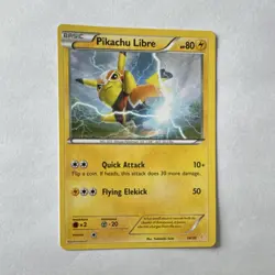 Pokemon Pikachu Libre (Regular Common) 14/30 XY Trainer Kit Basic 80HP Card - Image 1