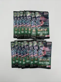 15 Booster Packs One Piece Card Game OP-12 Legacy Of The Master Japanese New - Image 1