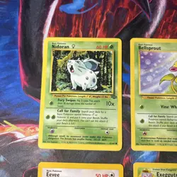 Jungle Vintage Pokemon Non Holo Unlimited Card Lot 6 Cards Old Sets Rare #20 - Image 2