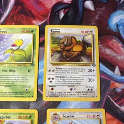 Jungle Vintage Pokemon Non Holo Unlimited Card Lot 6 Cards Old Sets Rare #20 - Image 4