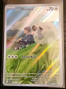 Pokemon Card Hops Wooloo 170/159 Secret Rare Scarlet Violet Journey Together - Image 1