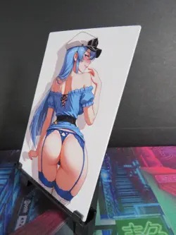 Esdeath Akame Ga Kill! Custom Art Card NM Anime Sexy Waifu Collectible - Image 2