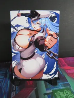 Esdeath Akame Ga Kill! Custom Art Card NM Anime Sexy Waifu Collectible - Image 1