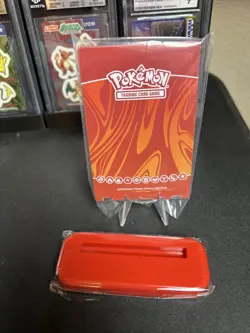 Pokemon Armarouge EX Ultra Pro Magnetic CARD PROTECTOR CASE w/DISPLAY BASE STAND - Image 2