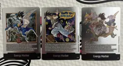 Goku Energy Marker E-90 Silver Manga SB-02 Dragon Ball Card English Goku lot - Image 1