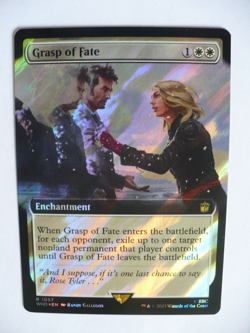 10 Dr Who Magic The Gathering RARE Surge Foil Extended Art Cards Set 1 - Image 4