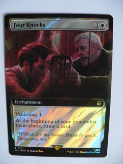 10 Dr Who Magic The Gathering RARE Surge Foil Extended Art Cards Set 1 - Image 5