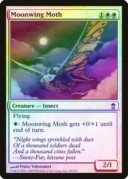 Moonwing Moth FOIL Saviors of Kamigawa PLD White Common MAGIC CARD ABUGames - Image 1