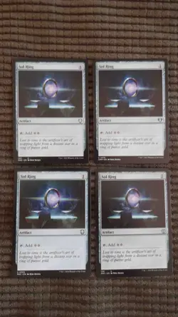Magic: the Gathering / MtG Sol Ring x4 Mixed Sets - Image 1