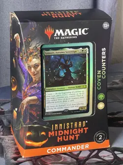 NEW Magic: The Gathering Commander Deck, Coven Counters, Innistrad Midnight Hunt - Image 1