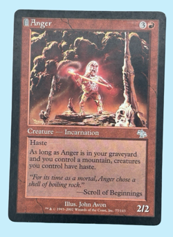 Anger, Judgment, LP Light Play, Magic the Gathering MTG - Image 1