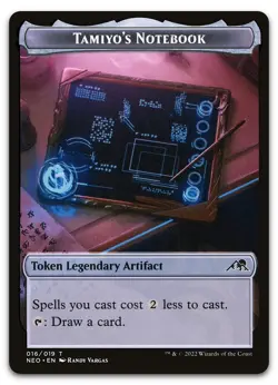 Tamiyo's Notebook Token #16 (NM) Kamigawa Neon Dynasty NEO Magic MTG - Image 1