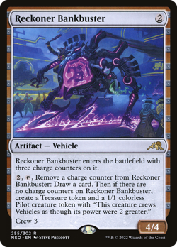 Reckoner Bankbuster #255 (Foil) (MP) Kamigawa Neon Dynasty NEO Magic MTG - Image 1