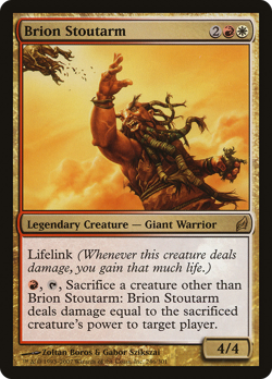 Brion Stoutarm #246 (MP) Lorwyn LRW Magic MTG - Image 1