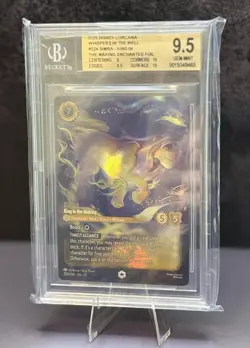 Lorcana Whispers in the Well #224 Simba - King in the Making Enchanted BGS 9.5 - Image 1