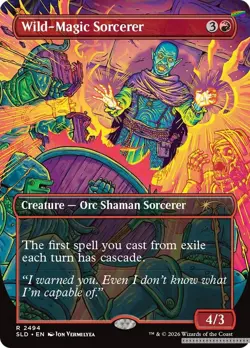 Foil - Wild-Magic Sorcerer - 2494 - Secret Lair Drop Series - EN - NM - Image 1