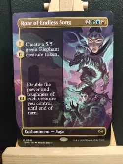 Roar of Endless Song (Borderless) - Tarkir Dragonstorm - NM (see pics) MTG - Image 1