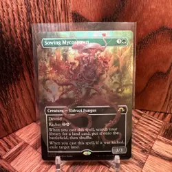 Sowing Mycospawn (Borderless) [Modern Horizons 3] Foil Near Mint - Image 1