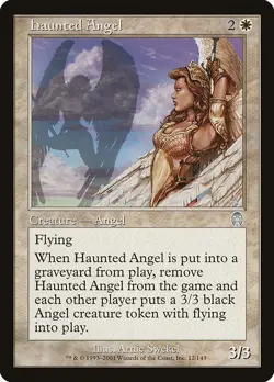 MTG Apocalypse --- HAUNTED ANGEL --- Uncommon! NM! Magic the Gathering! - Image 1