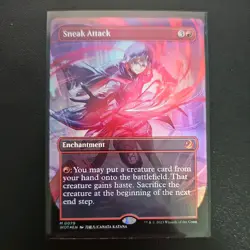 Sneak Attack (Anime Borderless) Wilds of Eldraine: Enchanting Tales Foil - Image 1