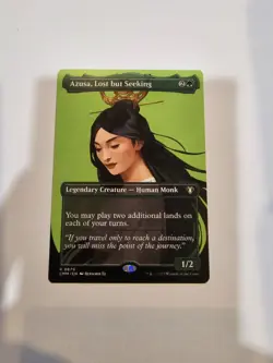 Azusa, Lost but Seeking (Borderless) Commander Masters Regular - Image 1