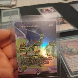 MTG Teleportation Circle Borderless TMNT Mythic foil Rare Ninja Turtles - Image 1