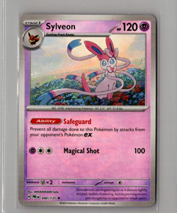 Sylveon 040/131 Master Ball Pokemon TCG Prismatic Evolutions NM - Image 1