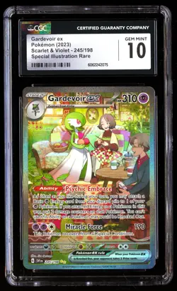CGC 10 Gardevoir EX 245/198 Pokemon Scarlet & Violet 2023 English - Image 1