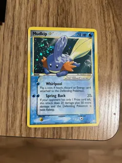 Pokemon Holo Mudkip Gold Star 107/109 Team Rocket Returns with minimal marks - Image 4