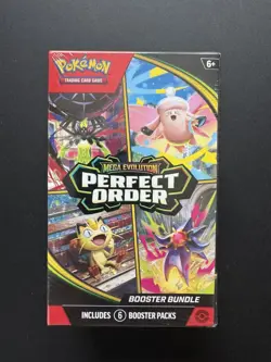 Pokemon TCG - Mega Evolution - Perfect Order - Booster Bundle - New & Sealed - Image 1