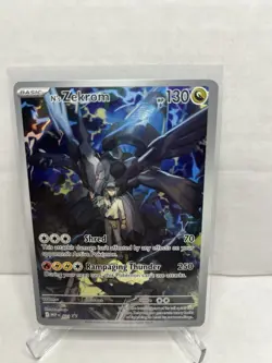 Pokemon N's Zekrom Full Art Promo Foil MEP 031 Basic Dragon 130 HP - Image 1