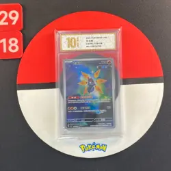 Iron Moth AR CSV6C-129/128 Pokemon Card Chinese Grade10 - Image 1