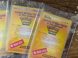4x SEALED 1999 Pokemon Black Star Promo WB Movie Stamp PIKACHU DRAGONITE MEWTWO - Image 3