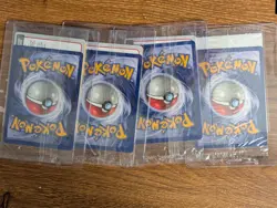 4x SEALED 1999 Pokemon Black Star Promo WB Movie Stamp PIKACHU DRAGONITE MEWTWO - Image 4