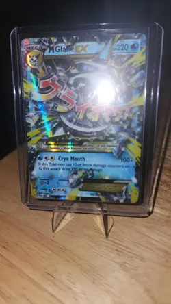 Pokemon Mega M Glalie EX HP220 Holo Card 35/162 Breakthrough Series - Image 1