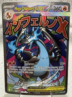 Mega Charizard X ex 023 Holo Promo ME: Mega Evolution Promo Pokemon NM - Image 1